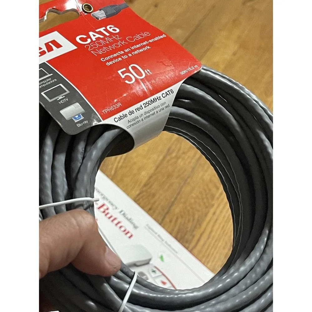 RCA 50'‎ COAX RG6 Cable NEW/old Stock Audio Video Source TV HDTV A/V Receiver V2